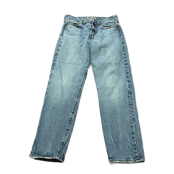 Levi's Premium Big E High Waist Wedgie Straight Leg Jeans Size 28 Relaxed - Picture 1 of 9